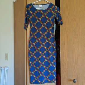Lularoe fitted Julia t-shirt dress NWT
